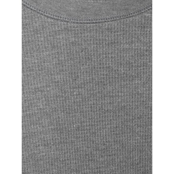 Time & Tru Womens Ladies Lot 2 Gray Long Sleeve Thermal T-Shirts Tops Sz M/8-10 - Picture 3 of 7